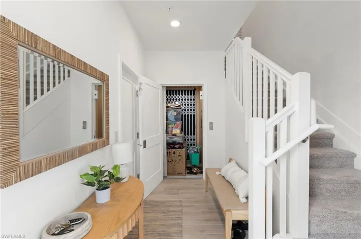 Entry Way with Elevator