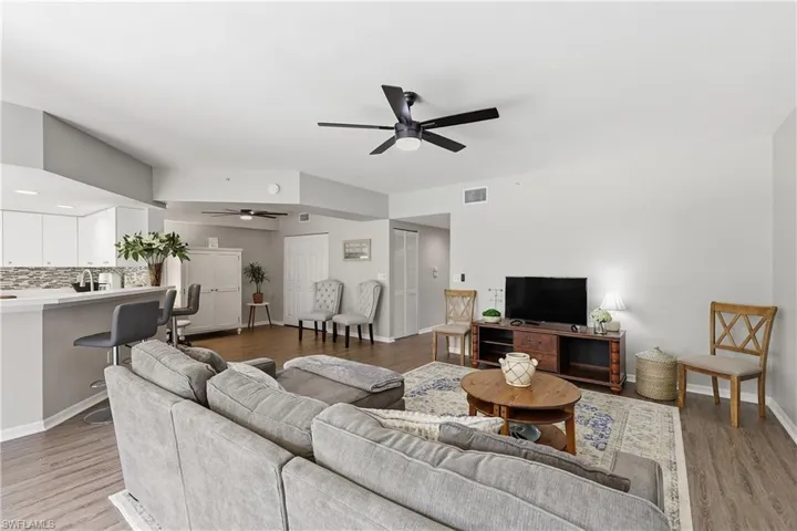 Living Room and Den