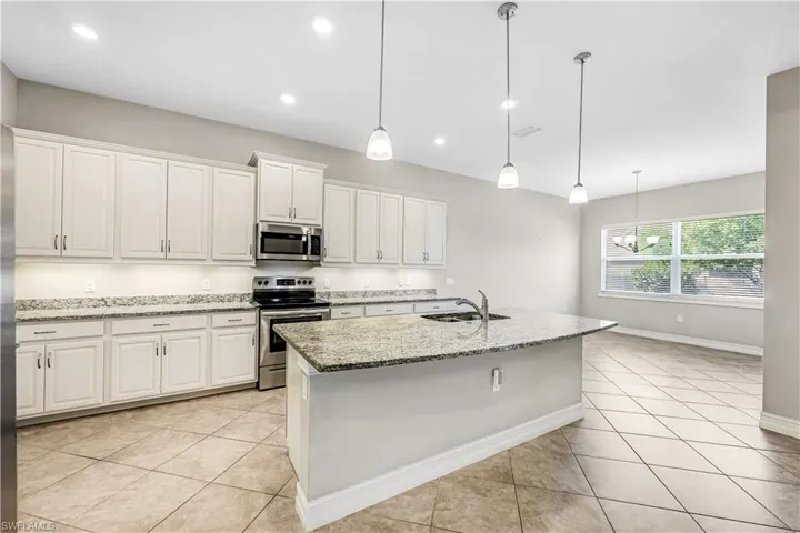 Plenty of cabinet space in your large kitchen