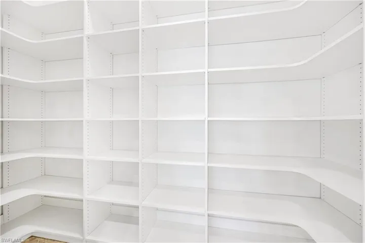 Large walk in pantry done by Closets by Design