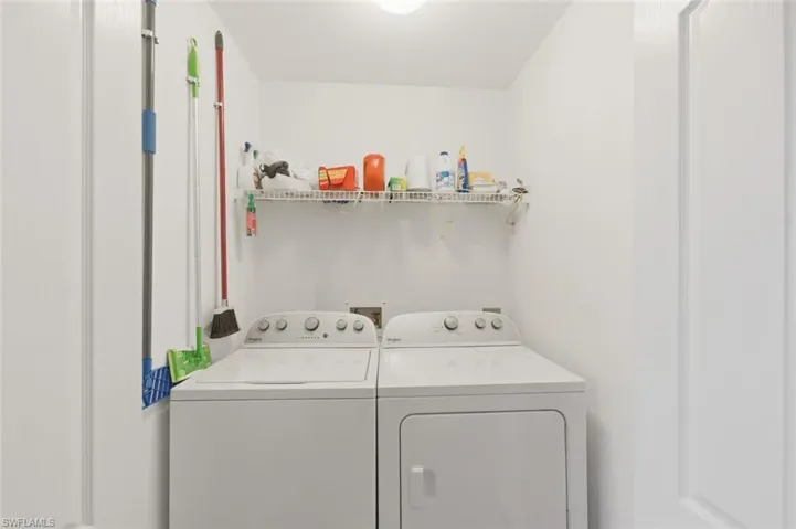 Laundry area with washer and dryer