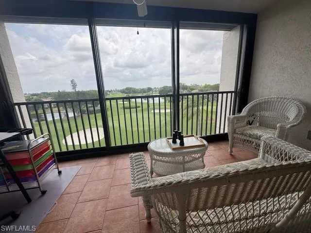 Lanai has additional set of glass sliders