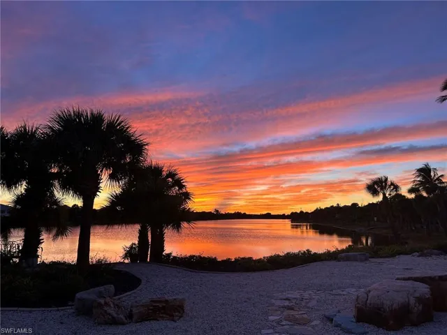 Sunset from backyard