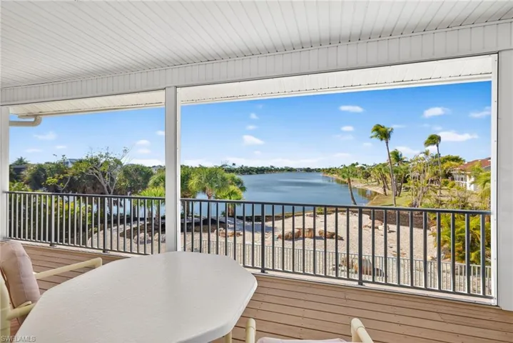 Deck featuring a water view