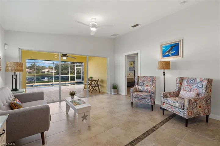 Open Den/Dining Area Used As Great Room