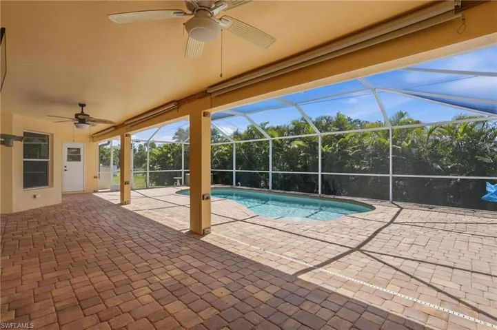 Pool Bath door at end of Lanai