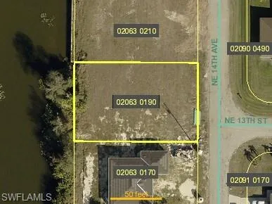Map of property location with property parcel outlined