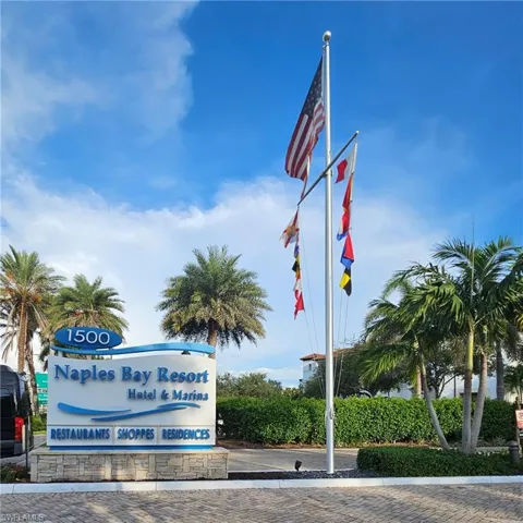 Entrance sign at Marian