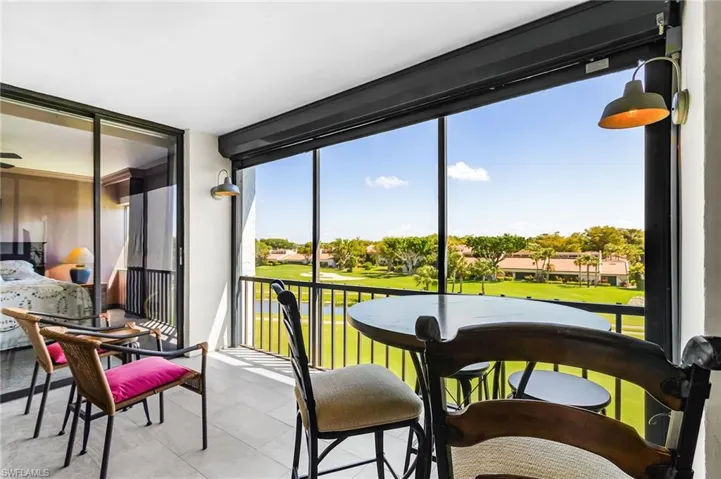Golf course view and wonderful natural light