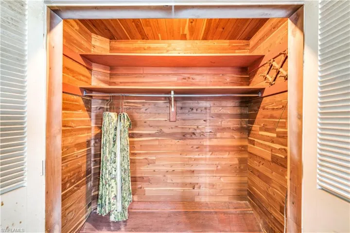 View of closet