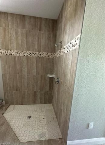 Actual home master bathroom shower