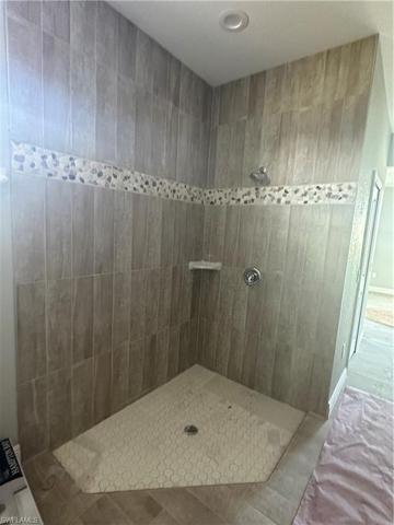 Actual home master bathroom shower