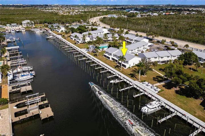 Boardwalk Caper Marina and unit location