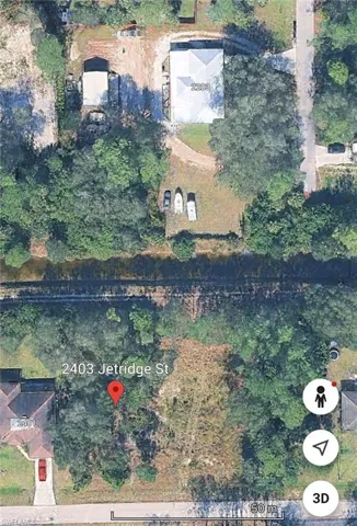 Aerial overview of property's location