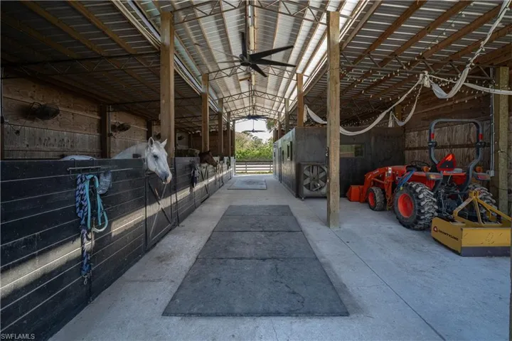 View of stable