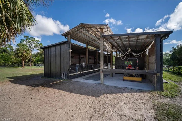 View of stable