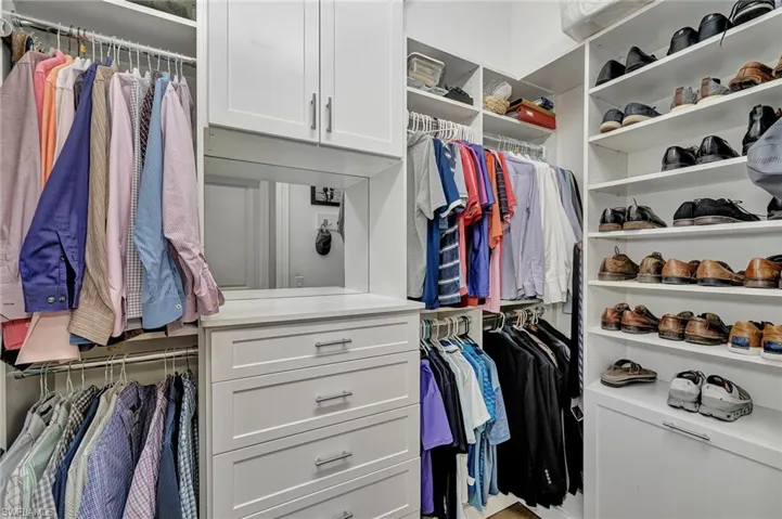View of spacious closet