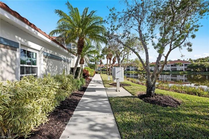 Walk way to front door