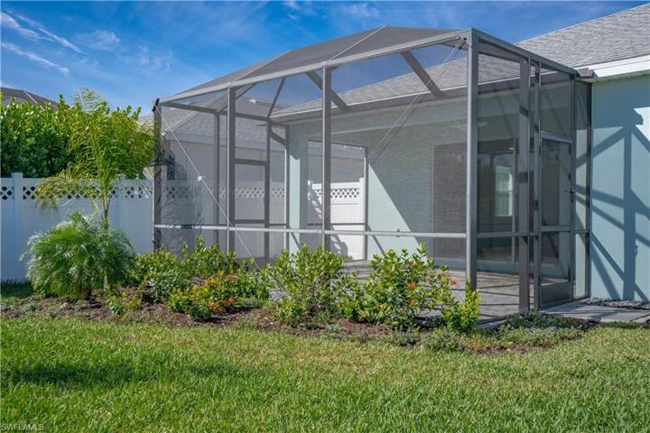 fenced backyard for fur babies to run and play