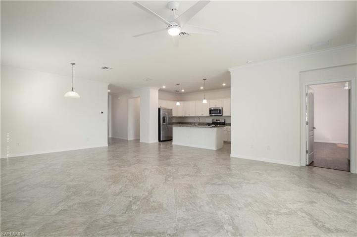 Tile floors, they have been cleaned and sealed professionally after the customer moved out.
