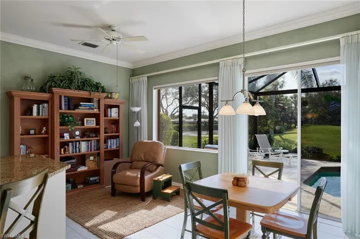 Oversized dining space and/or sitting area