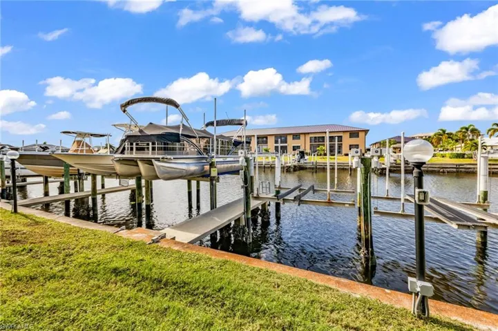 Deeded dock with water view and immediate access to Charlotte Harbor, Peace River, and beyond