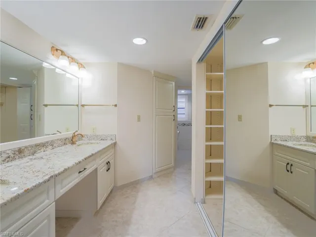 Full bath with double vanity