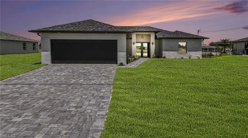 Picture taken from another model home home