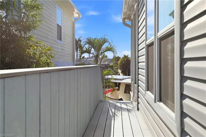 View of deck