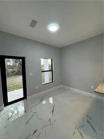 View of spare room