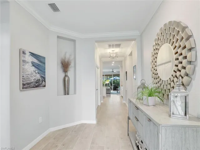 Bright, light foyer