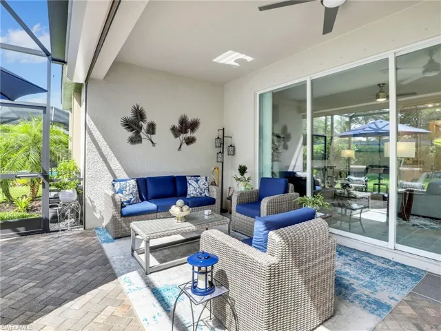 Covered lanai area
