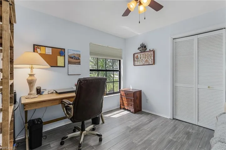 Bedroom 3- currently an office.