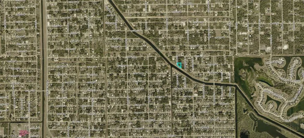 Aerial overview of property's location