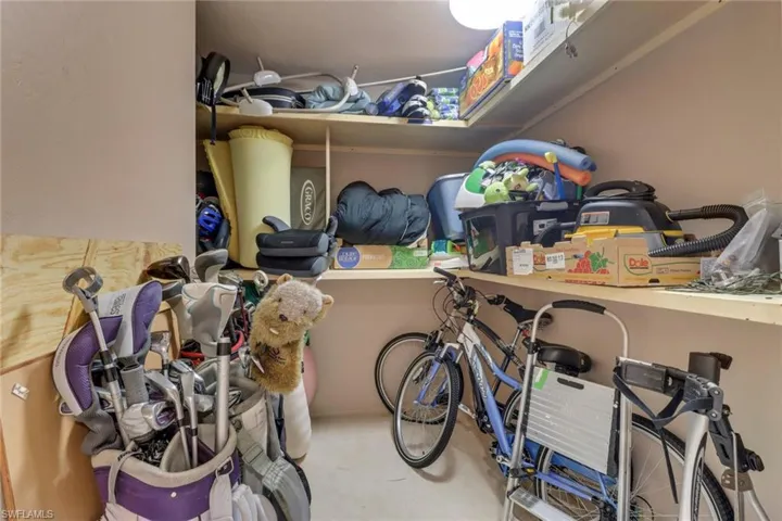 View of storage room