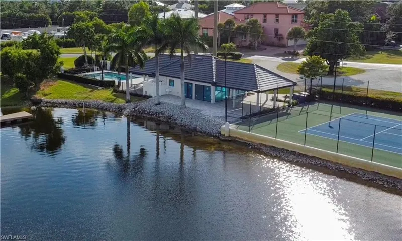 Aerial view of new clubhouse