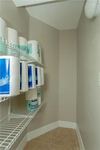 Under the stairs storage room