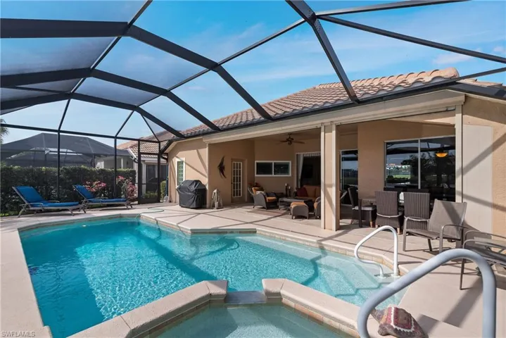 View of patio with an outdoor living space