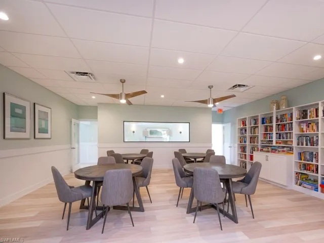 Community library/game room