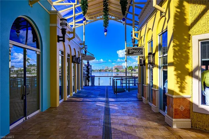 Venetian Village shops and restaurants