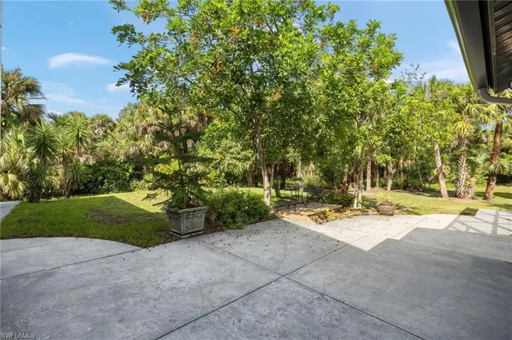 View of patio
