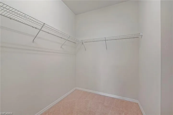 Owner's spacious walk in closet