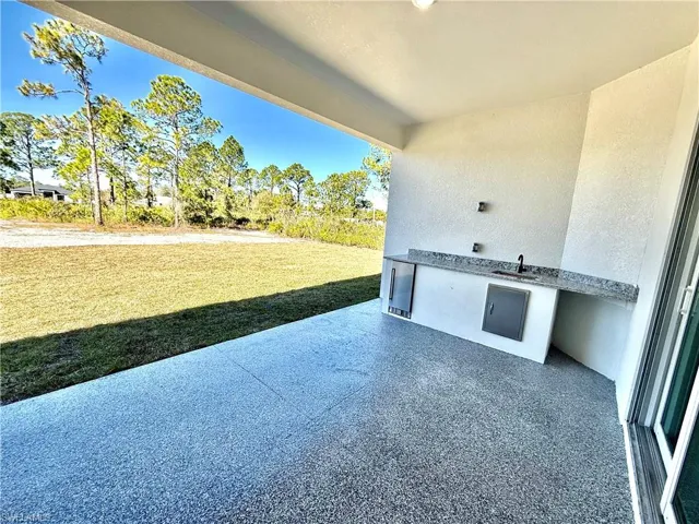 With Outdoor Kitchen
