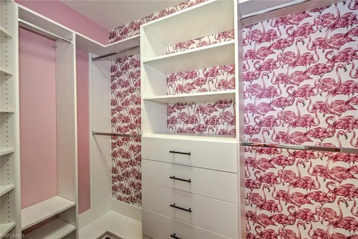 View of spacious closet