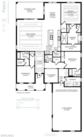 Pasco Floor Plan (Virtual Rendering)