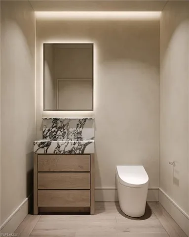 Half bathroom - Rendering