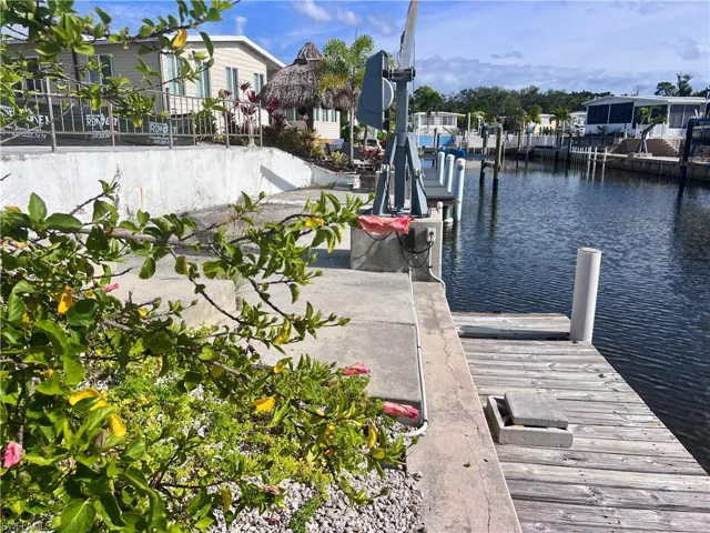 Dock and Davit view of home site