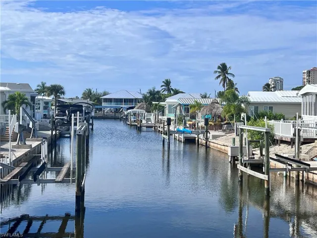 Canal view of home site