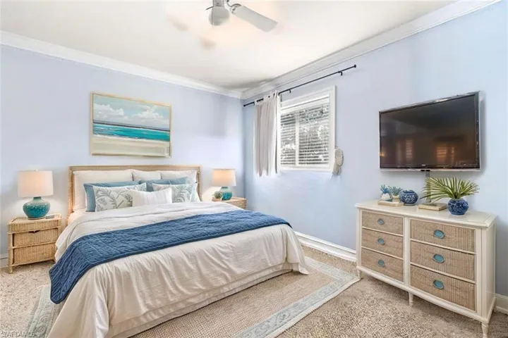 Upstairs Guest Bedroom 1 (virtually staged)