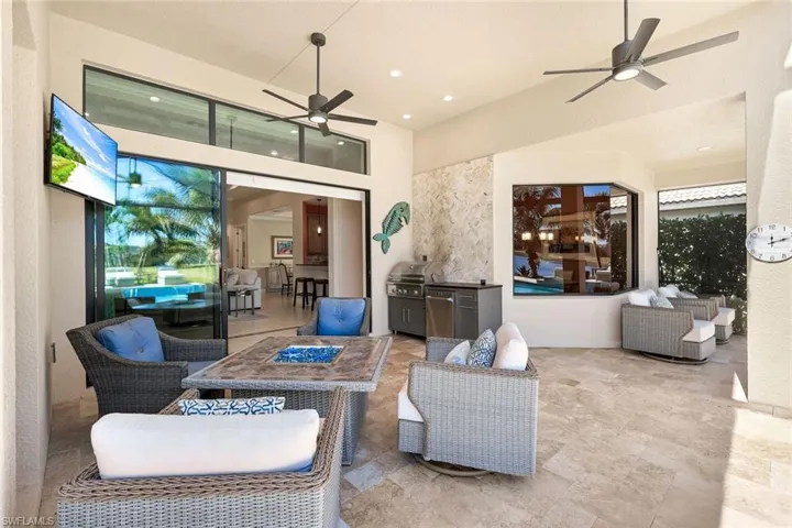 Summer Kitchen with great covered lanai spacde